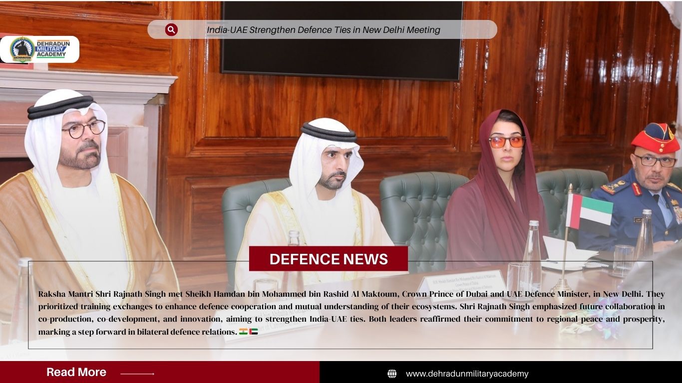 India-UAE Strengthen Defence Ties in New Delhi Meeting